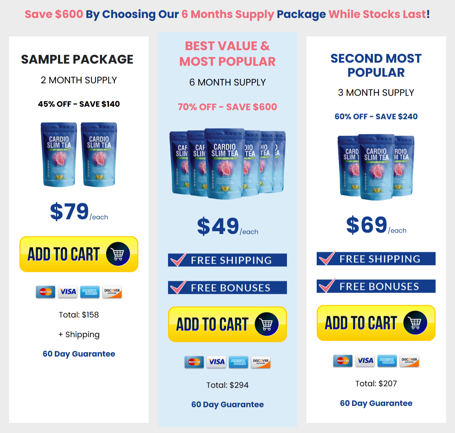 Cardio Slim Tea official website buy